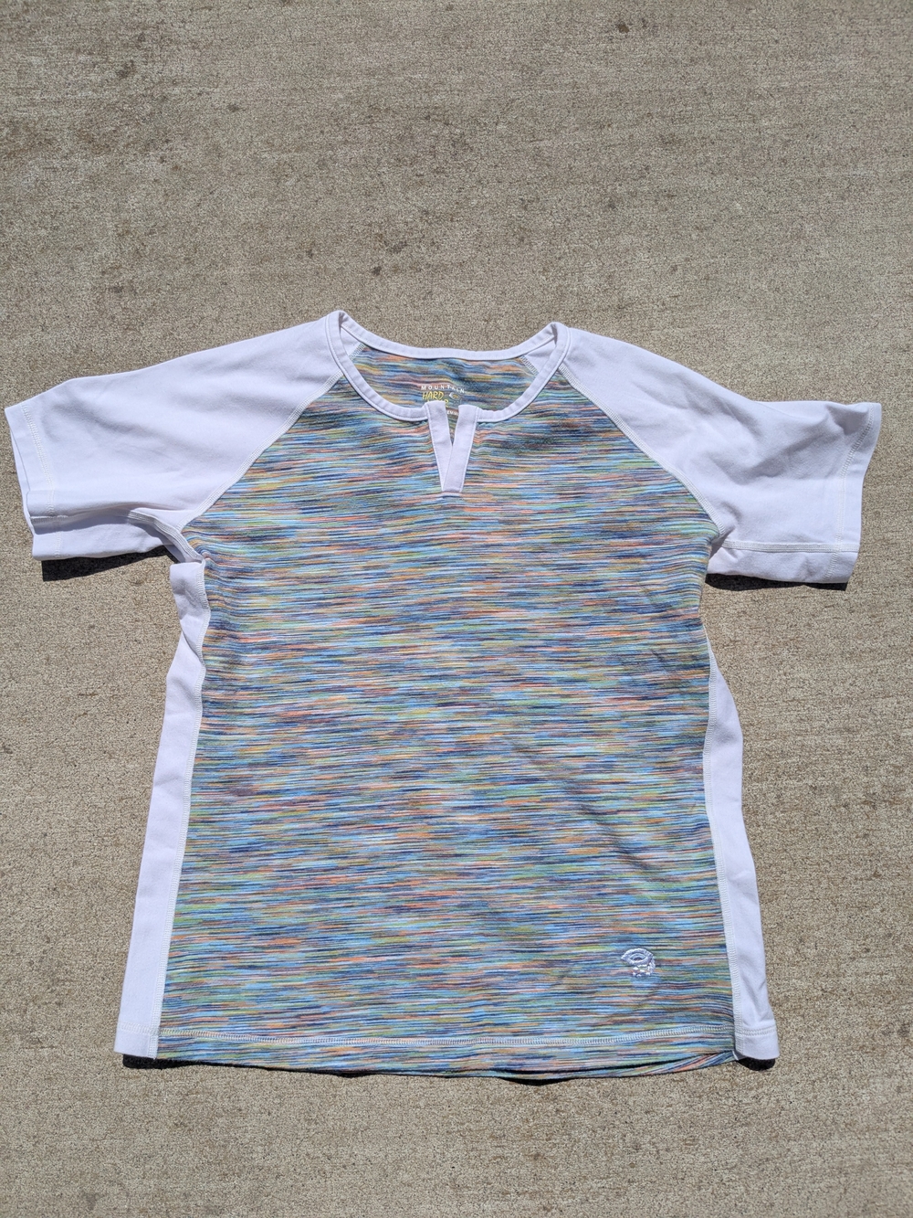 Mountain Hardwear Women's Multicolor Dye Striped Short Sleeve Tee